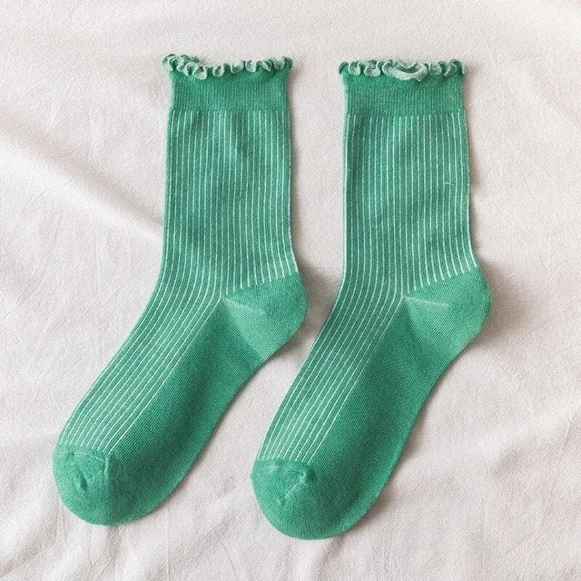 Socks with wood ears