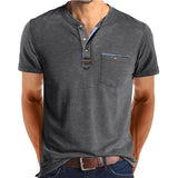 Men's Short-sleeved T-shirt Casual Crew Neck Top