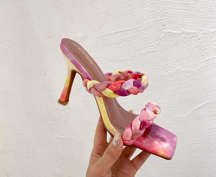 New Style Sandals With Stiletto Heels And Large Size Women's Shoes