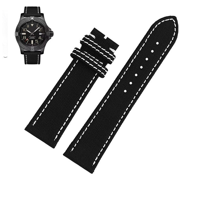 Creative All-match Nylon Canvas Watch Strap