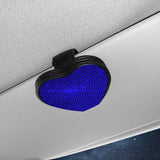 Car Leather Diamond-encrusted Sun Visor Glasses Clip Magnetic Document Storage Clip
