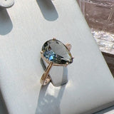 Color-preserving Rose Gold Earring Ring Ornament