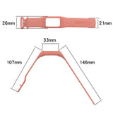 All-match Solid Color Simple One-piece Silicone Strap