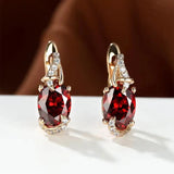 Hot Sale Eardrops Finely Inlaid Stud Earrings