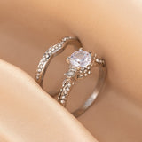 Zircon Ring High-grade Fashion Diamond