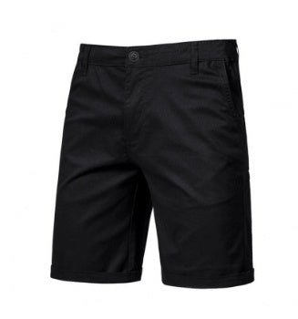 Outdoor Casual Straight-leg Slim Cropped Pants Plus Size Pure Color Cotton Camping Shorts