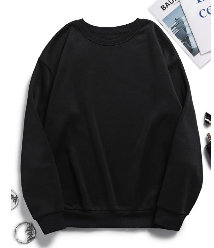 Thermal Lined Sweatshirt,Long Sleeve Tops Graduation