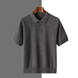 Polo Shirt Men's Short-sleeved Business Casual Bottoming Sweater