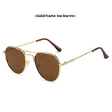 European And American Fashion Retro Metal UV Sun Glasses