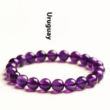 Natural Amethyst Scattered Beads Uruguay Bracelet