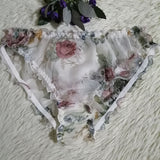 Panties Sexy Translucent Silk Ladies Triangle