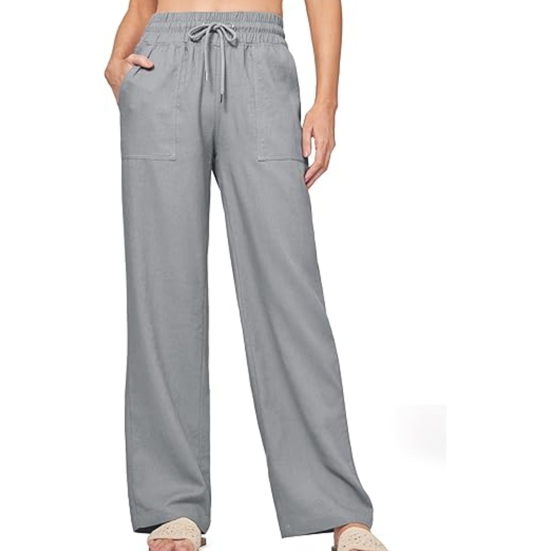 Women's Linen Wide-leg Cotton And Linen Casual Beach Summer Pants