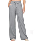 Women's Linen Wide-leg Cotton And Linen Casual Beach Summer Pants