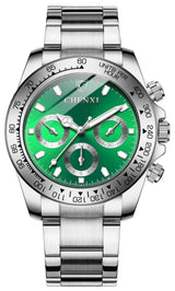 FANMIS Classics Business Analog Watch Big Face Quartz Luminous Waterproof Analog Quartz Stainless Steel Watch Elegant Gift Watch for Men