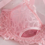 Pure Desire Three-point Bra Panties Two-piece Set