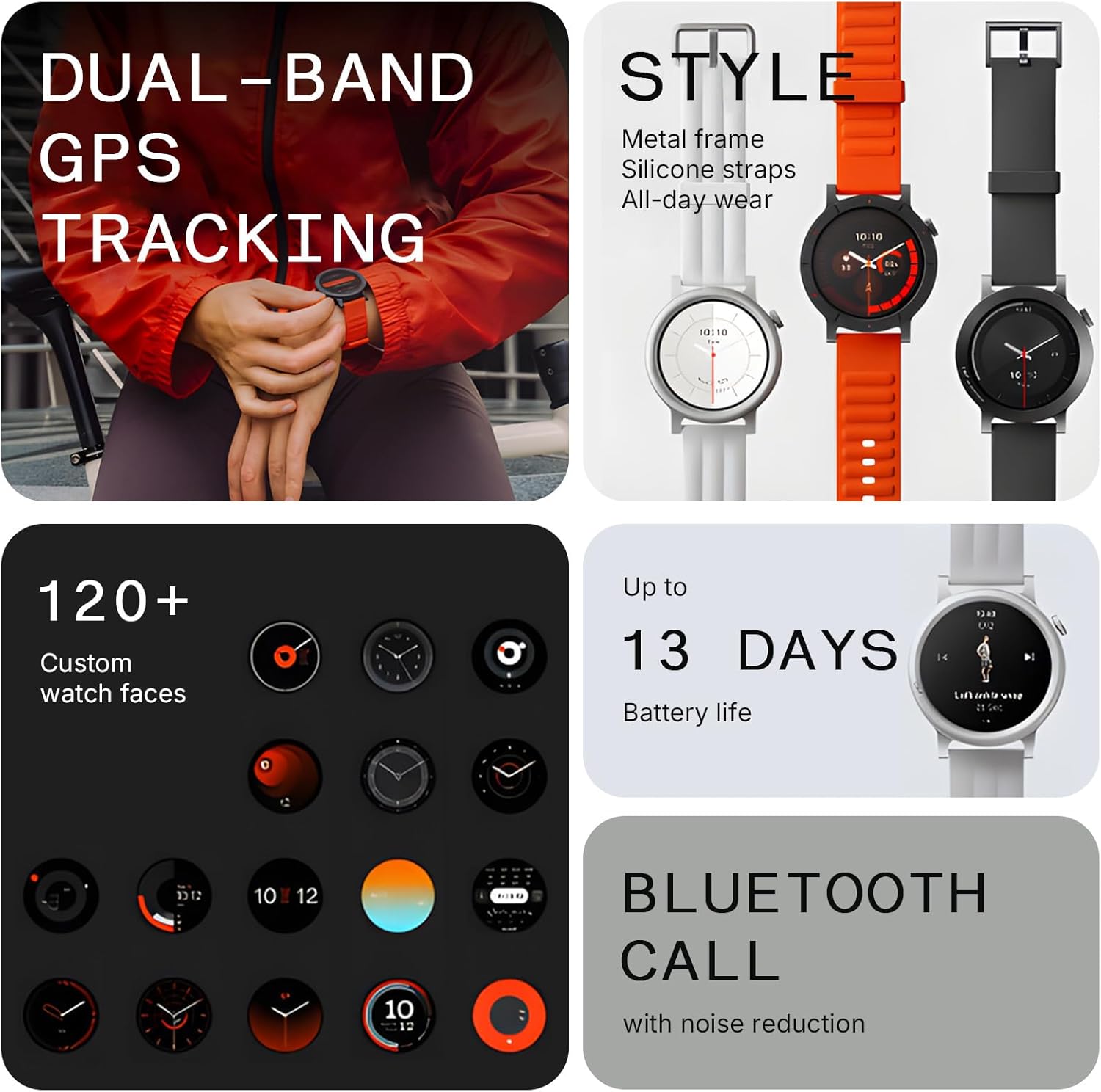 CMF by Nothing Watch 3 Pro Smart Watch for Men Women, Bluetooth Call AI Energy Score, 1.43” Heart Rate Tracking, Sleep Monitor, GPS & 130 Sport Modes, Fitness Tracker for Android iOS, IP68 Orange