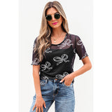 European And American Trendy Thin Sheer Mesh Pullover