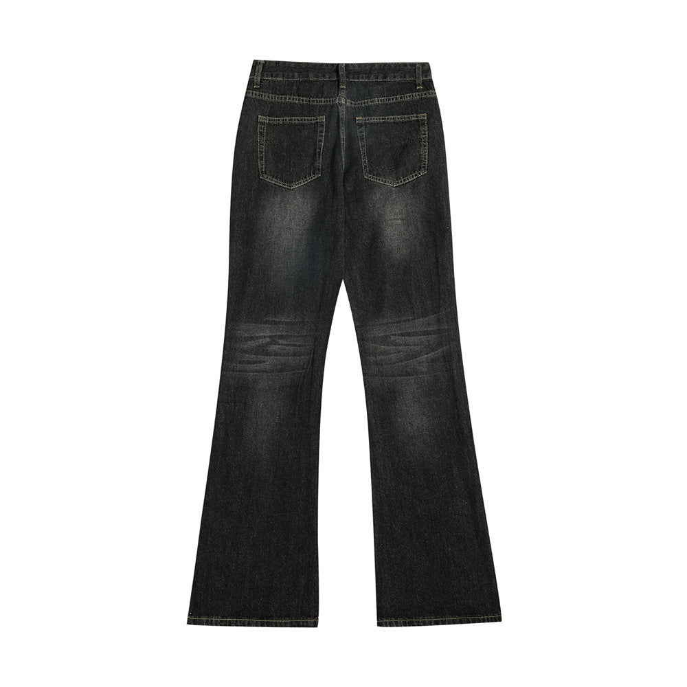 Fashion Personality Loose Denim Trousers Men