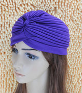 Indian headscarf, hood, earmuff, yoga pullover, multi color pleated hat