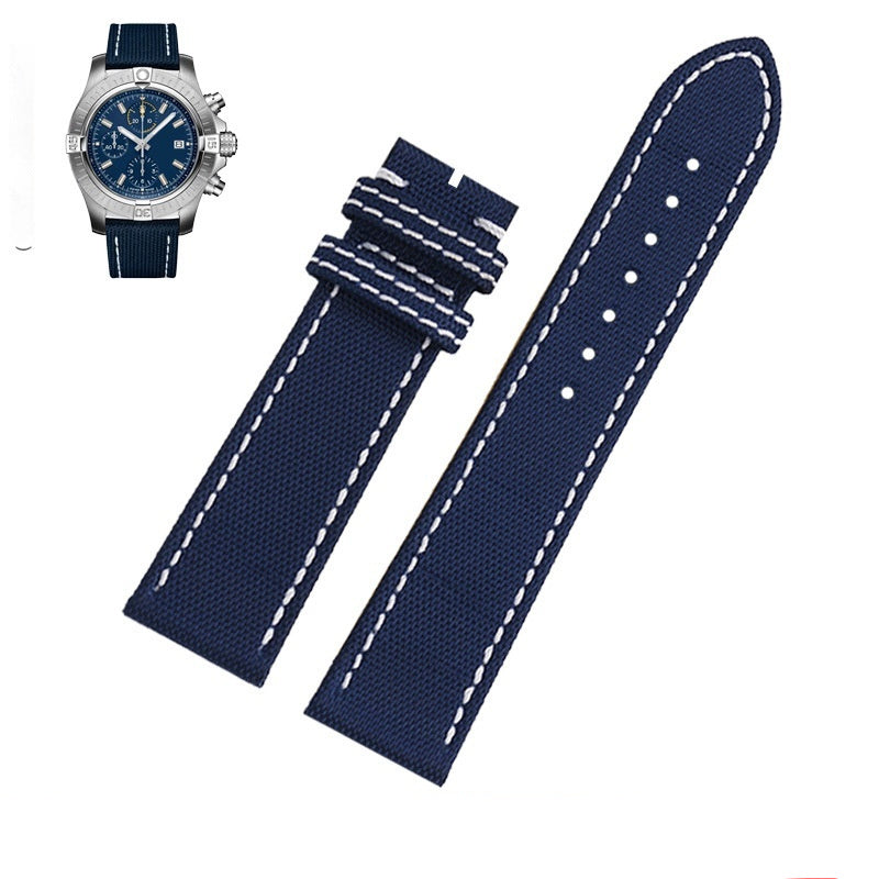 Creative All-match Nylon Canvas Watch Strap