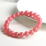 Women's Versatile Natural Red Patterned Stone Fashionable Bracelet