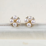Pearl Stud Earrings Temperament Versatility, Fashion And Personality