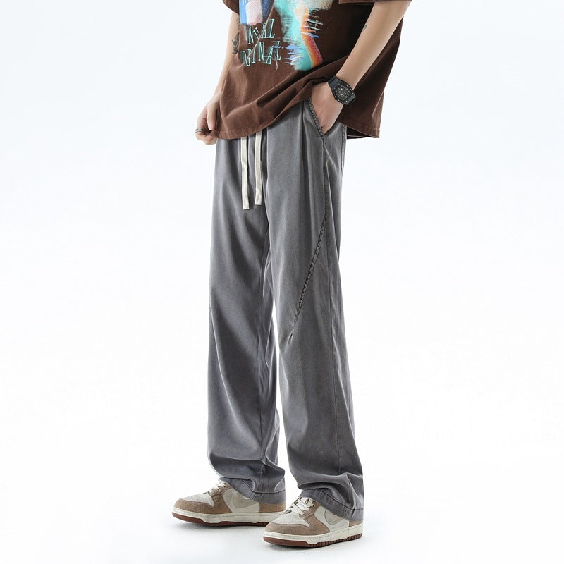 Lyocell Tencel Ice Jeans For Men