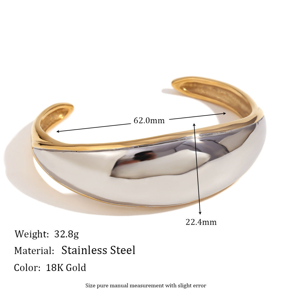 Temperament Personality Senior Room Gold Earrings