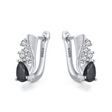 Korean Style Creative Drop-shaped Earrings Micro Rhinestone