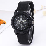 Fashion Simple Fake Three-eye Steel Belt Quartz Watch