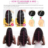4x4 Lace Closure Human Hair Wig, Water Wave Wig Natural Color, 150 Percent Density