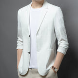 Young And Middle-aged Seamless Lightweight Breathable Casual Suit Top