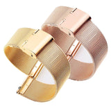 Milani Silk Woven Stainless Steel Watch Band