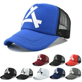 Men's Outdoor Leisure Peaked Cap Wide Brim Sunshade Breathable Net Cap