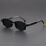 European And American Retro Pin Sun Glasses Korean Hong Kong Style Square Frame Sunglasses