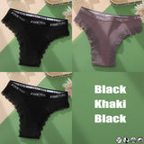Ladies Briefs High Slit Lace Panties