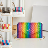 New Contrast Color Polyester Suitable For Portable Travel Lipstick Cosmetics Women's Bag