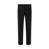 Black Slim Fit Men's Formal Casual Suit Pants