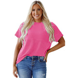 Casual Loose All-matching Round Neck Women's Short-sleeved T-shirt