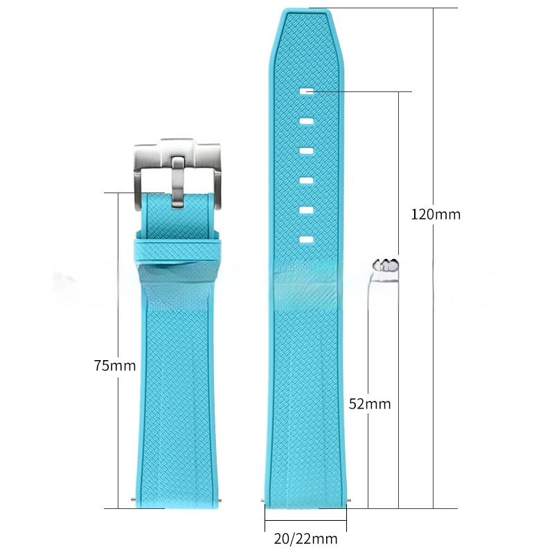 Applicable Fluororubber Strap For Men