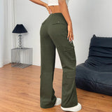 TL337 European And American Street Style Overalls Loose Jeans