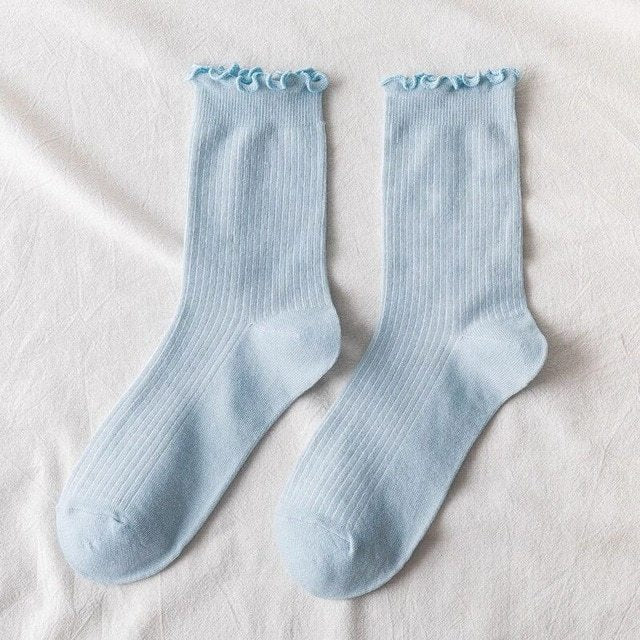 Socks with wood ears