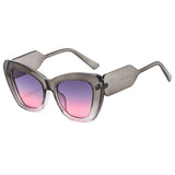 Plain Contrast Color European And American Sun Glasses