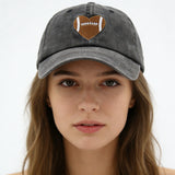 Football Gifts For Women Men  Football Heart Baseball Cap