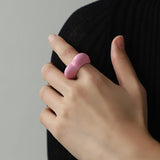 Original Design Color Three-dimensional Enamel Ring