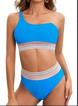 Women's Fashion Simple Solid Color Bikini Set