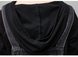Loose Solid Color Large Size Jean Suspenders