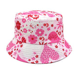 Outdoor Sun Protection Sun Floral Double-sided Bucket Hat