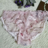 Panties Sexy Translucent Silk Ladies Triangle