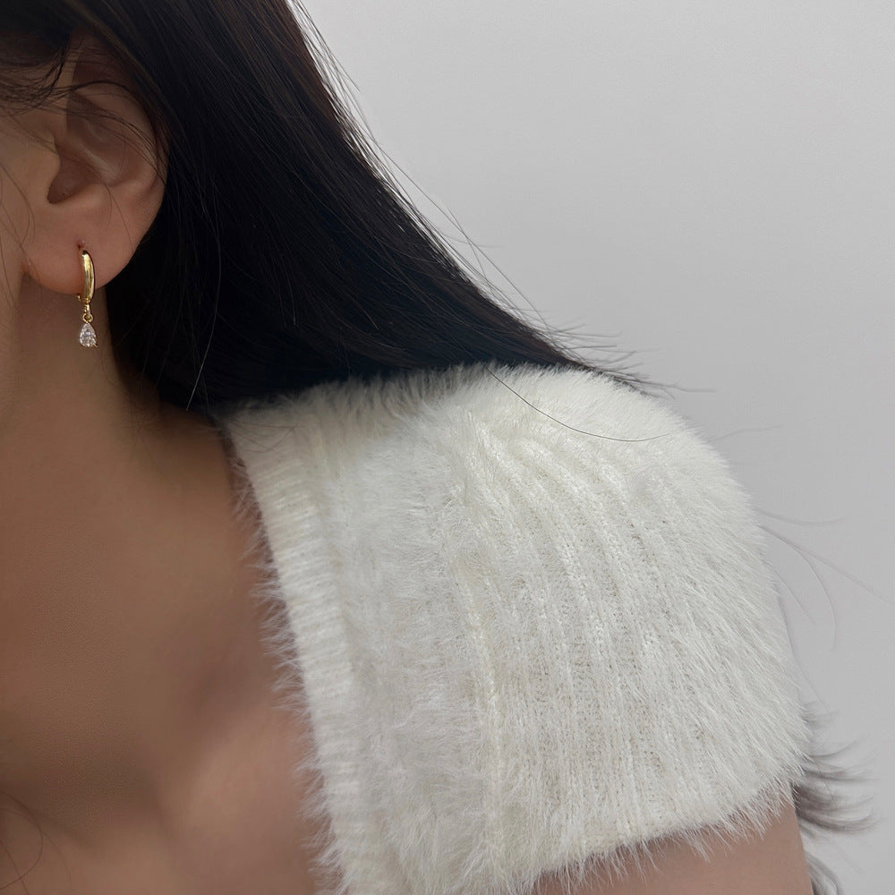 Minority Simple Elegant Women's All-match Super Fairy Zircon Necklace